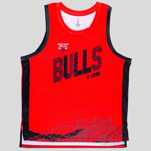 OUTER STUFF NBA FAST BREAK SHOOTER TANK CHICAGO BULLS LAVINE ZACH RED