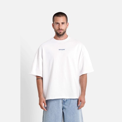 Tričko Sixth June SJ Caf Printed Ss Tshirt White