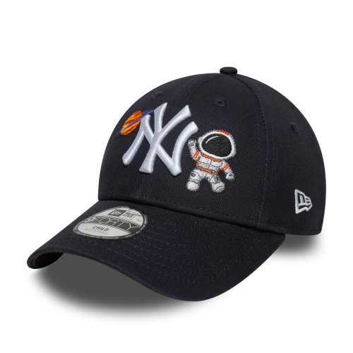 Detská šiltovka New Era New York Yankees Child MLB Space Icon Navy 9FORTY Adjustable Cap tmavomodrá