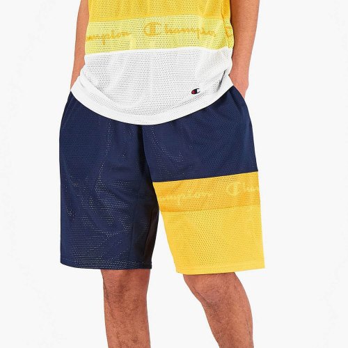 Champion Men Basketball Short Navy Blue/Yellow
