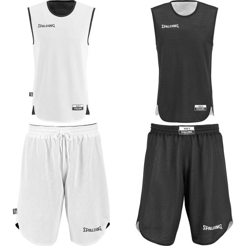 Spalding Doubleface Kids Set - black/white