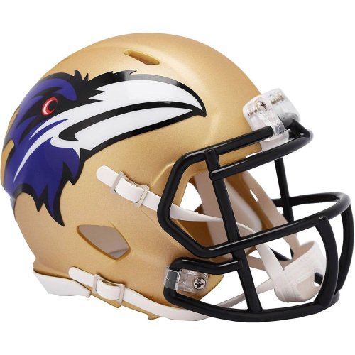 Miac Riddell Amp Mini Helmet Baltimore Ravens