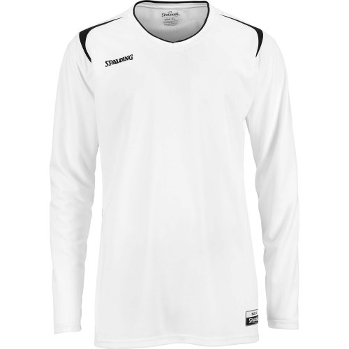 Basketbalové tričko s dlhými rukávom Spalding Attack Shooting Shirt LS biele