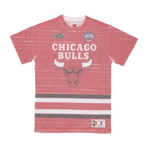 Mitchell & Ness NBA Jumbotron 3.0 Sublimated Ss Tee Chicago Bulls Multi / White