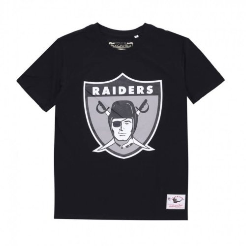Mitchell & Ness NFL Team Logo Tee Oakland Raiders Black