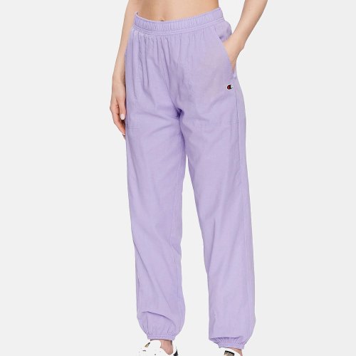 Champion wmns Woven elastic cuff pants Purple