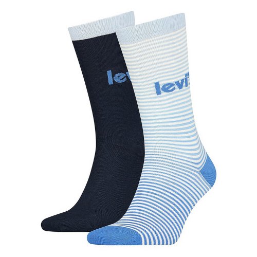 Levis Unisex Logo Stripe Regular Cut 2P Blue Combo