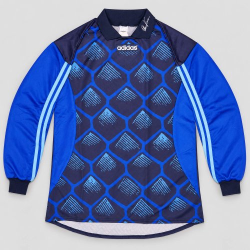 Brankársky dres ADIDAS Oliver Kahn Shirt tmavomodro-modrý