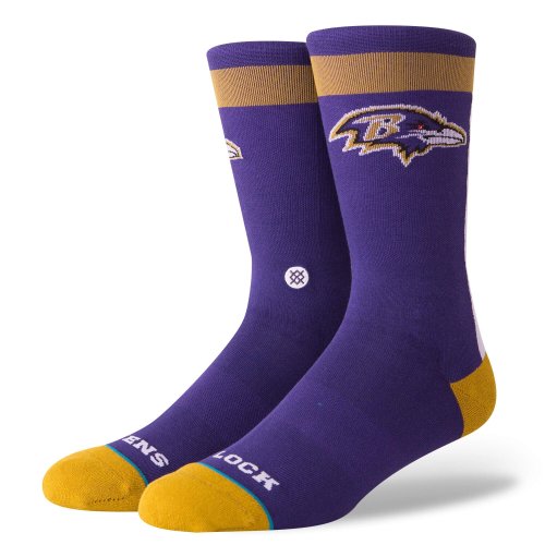 Stance Ravens Flock Purple