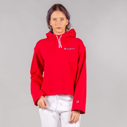 Champion Logo Hooded Sweatshirt Red