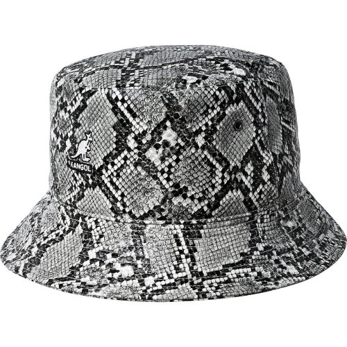 Kangol Snakeskin Bucket Black Snake