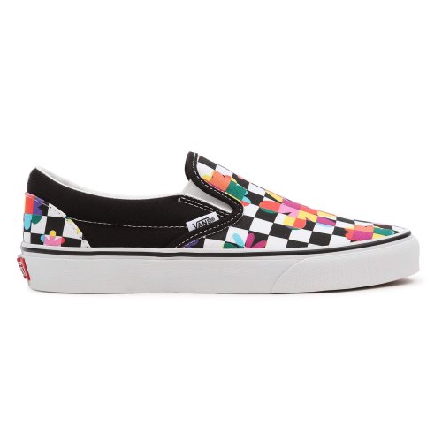 VANS UA Classic Slip-On (Floral Checkerboard) black/true white