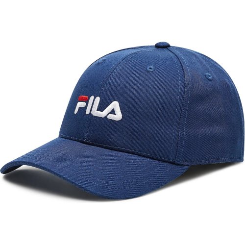 Fila BRASOV 6 panel cap with linear logo - strap back Medieval Blue