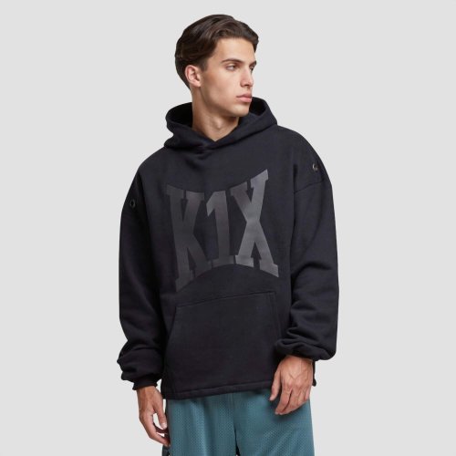 Mikina s kapucňou K1X Comfortable čierna