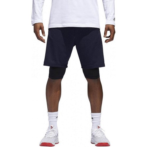 Adidas Dame Doll 2 In 1 Shorts Navy