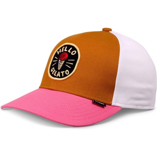 Detská šiltovka Djinn's Basic Kids Cap Food Gelato brown/rose