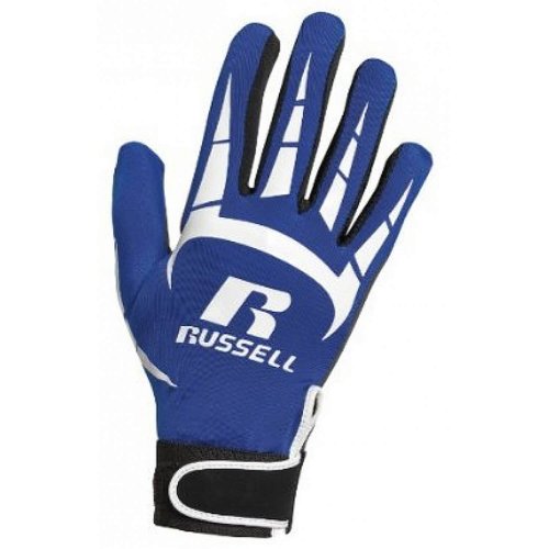 Russell All-Weather Receiver Gloves Navy/White