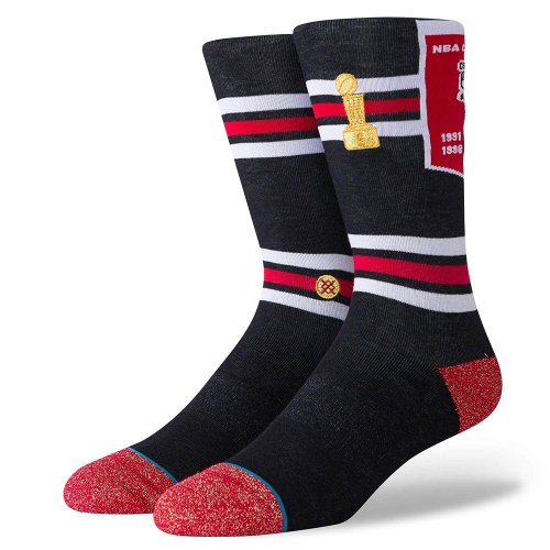 Stance Crew Nba Arena Collection Bulls Banner Black