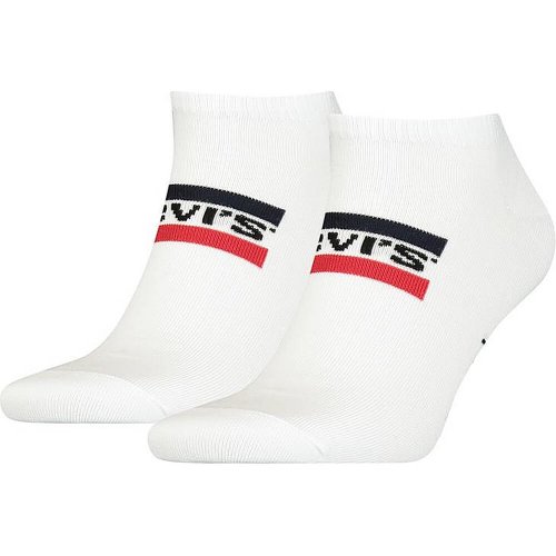 Levis Low Cut Sprtwr Logo (Two Pack) White
