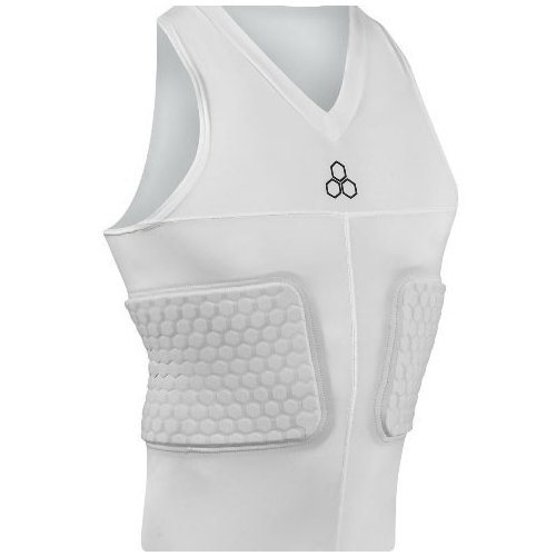 McDAVID V-Neck Sleeveless Shirt White