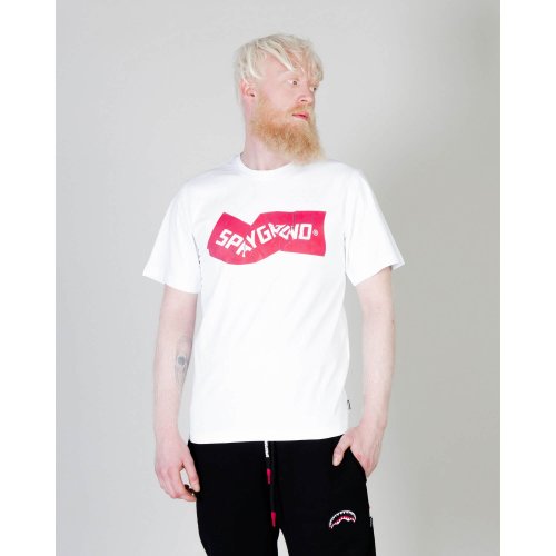 Sprayground Crumpled Sprayground T-Shirt White White