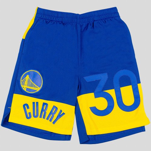 Outer Stuff Pandemonium N&N Short Golden State Warriors Stephen Curry Blue/Yellow