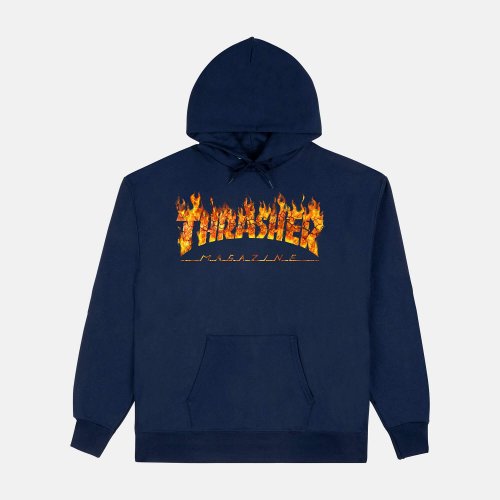 Thrasher Hoodie Inferno Navy