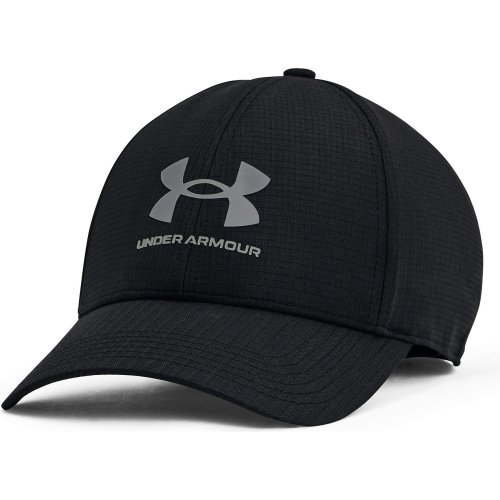 Under Armour Men's UA Iso-Chill ArmourVent™ Stretch Hat Black / Pitch Gray