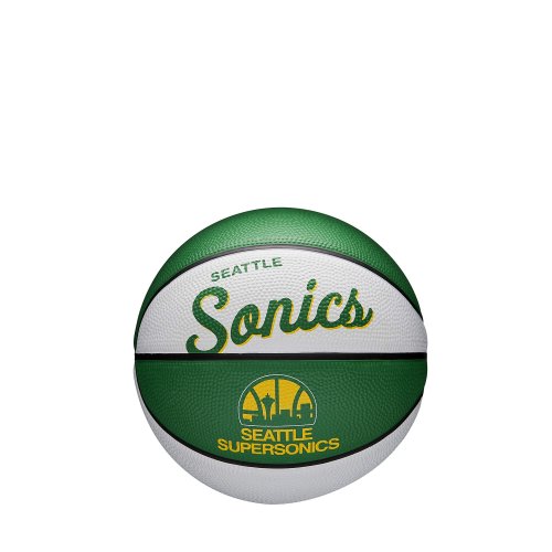 Wilson NBA Team Retro Mini Basketball Seattle Supersonics (sz. 3)