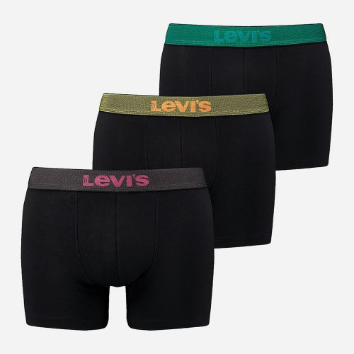 Levis Men Giftbox Dystopian Boxer Brief 3P Black Combo
