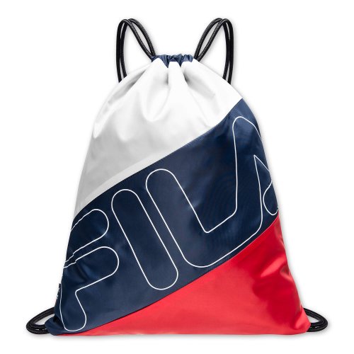 Fila Double Mesh Gym Sack Black Iris/True Red/Bright White