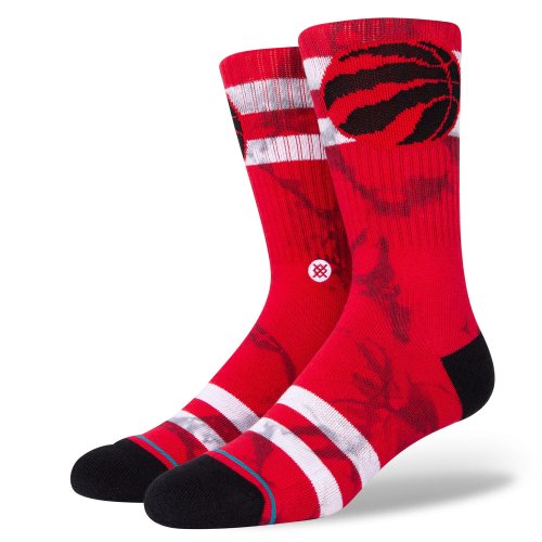 Stance NBA Crew Raptors Dyed Red