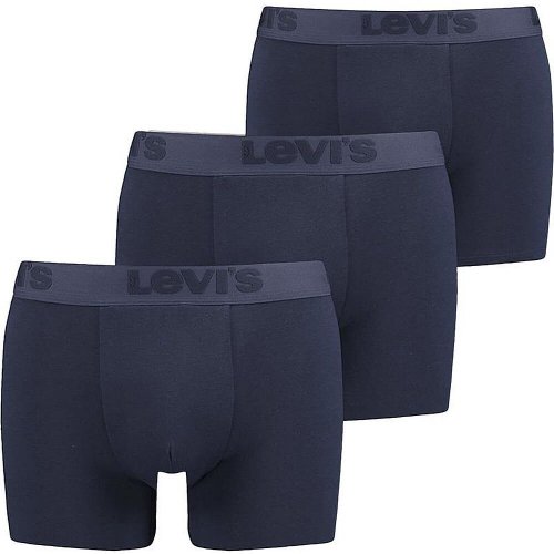 Levis Men Premium Boxer Brief (3-Pack) Navy