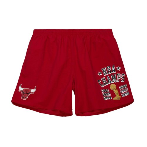 Mitchell & Ness NBA Team Heritage Woven Short Bulls Chicago Bulls Scarlet