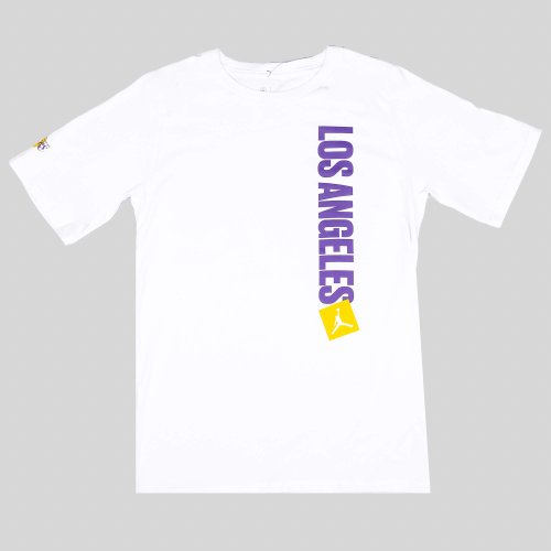 Jordan Nk Essential Statement Ss Los Angeles Lakers White