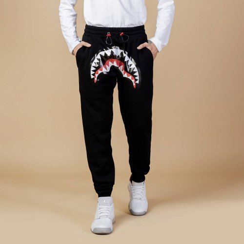 Sprayground Smooth Front Pants Black