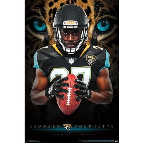 NFL Poster Jacksonville Jaguars Leonard Fournette