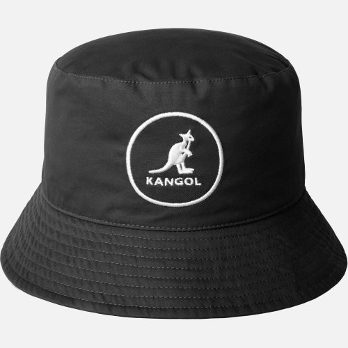 Klobúk KANGOL® COTTON BUCKET čierny