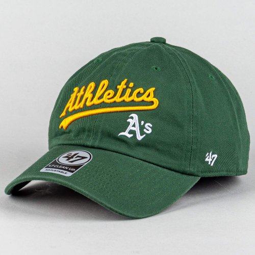 Šiltovka 47 Brand MLB Athletics Script ’47 CLEAN UP Dark Green