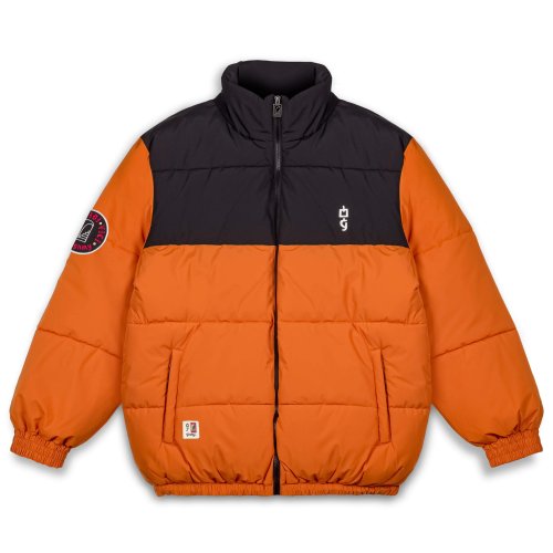 GRIMEY WEAR VITA DEORUM (GRMY X OJ) PUFFER JACKET ORANGE