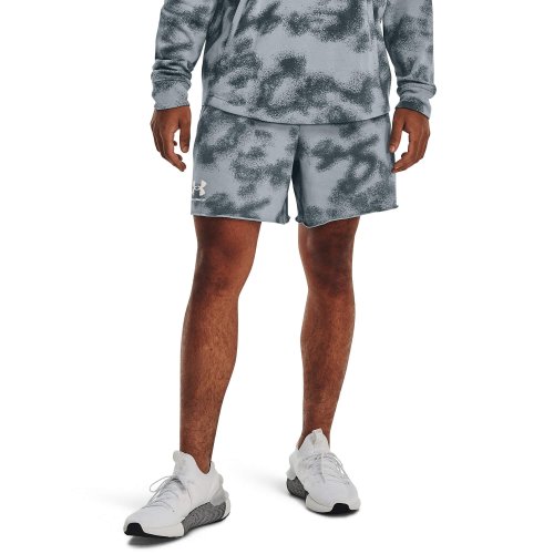 Under Armour Men's UA Rival Terry 6'' Shorts Harbor Blue/Gravel/Onyx White