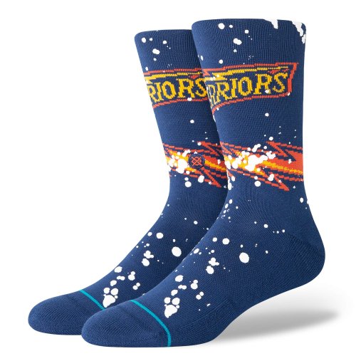 STANCE NBA OVERSPRAY GSW NVY