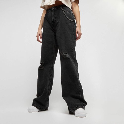 Karl Kani KK OG Extra Wide Five Pocket Denim vintage black