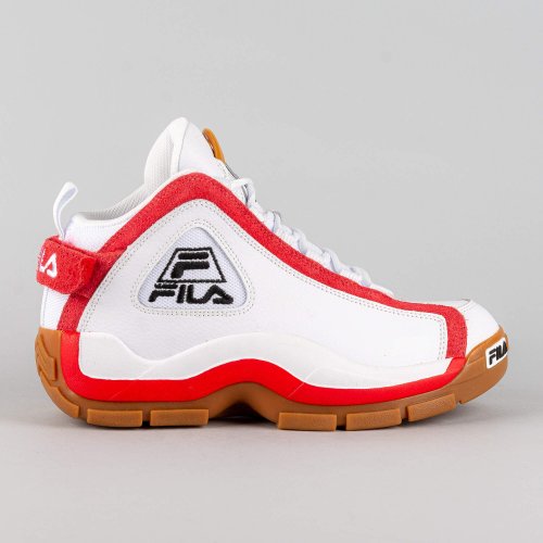 FILA GRANT HILL 2 EURO BASKET mid White-Fila Red