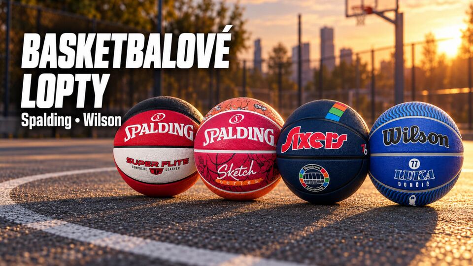 Basketbalové lopty Spalding a Wilson