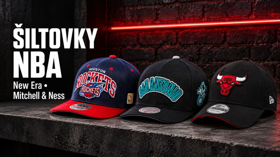 Šiltovky NBA New Era a Mitchell & Ness